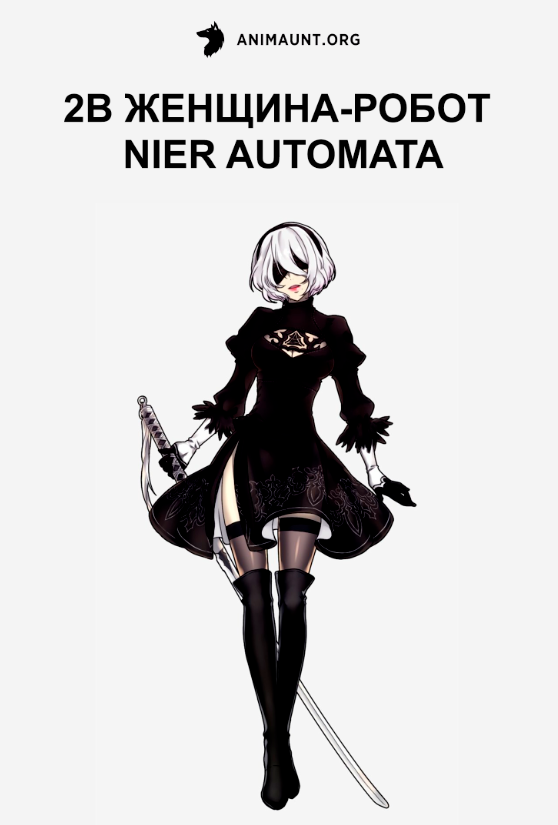 2B Женщина-робот Nier Automata